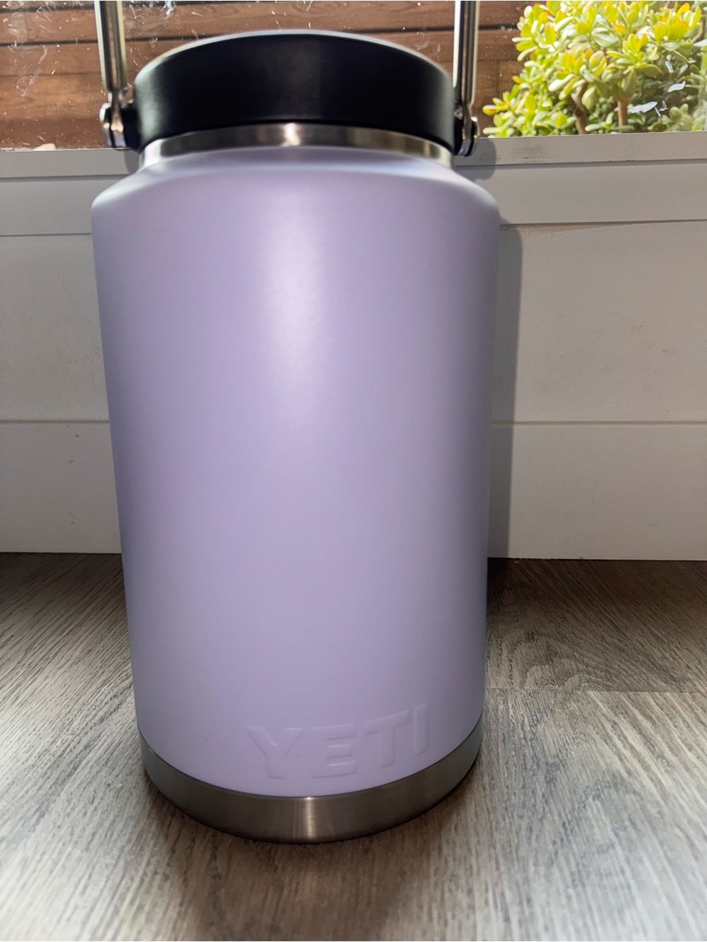 Yeti Rambler One Gallon Jug in Light Lavender with Black Lid - Picture 2 of 4